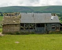 Traditional oak framed barn